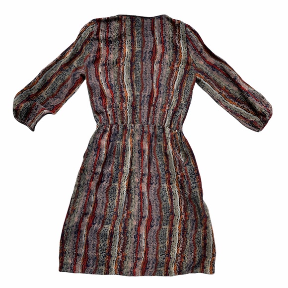 Sandro 100% Silk Dress With Elasticized Waist Sandro Size 1 or US Small - Picture 4 of 15